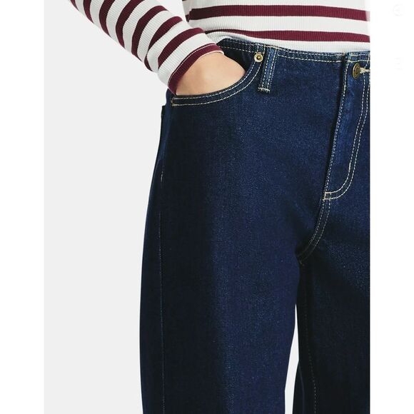 Women’s Denim Baggy Wide Leg Jeans Pants 2-Pack Size XL 16-18 - Picture 8 of 12